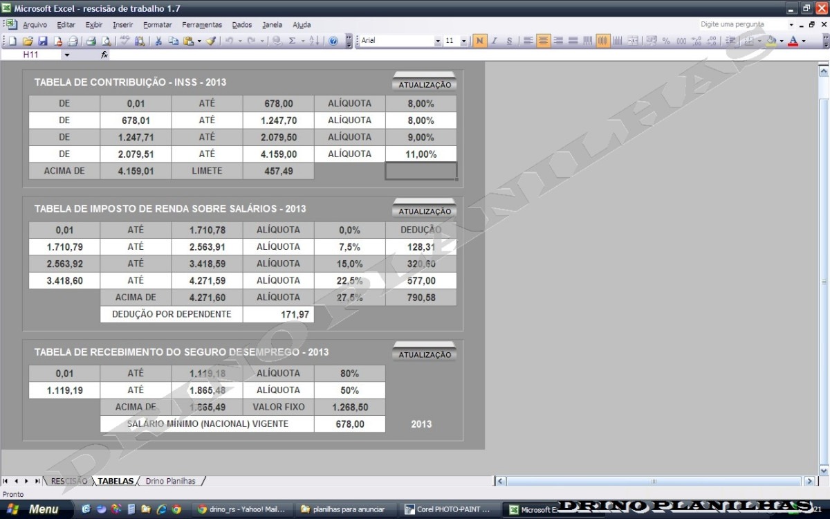 Software de cálculo de piso de trabalho-7884